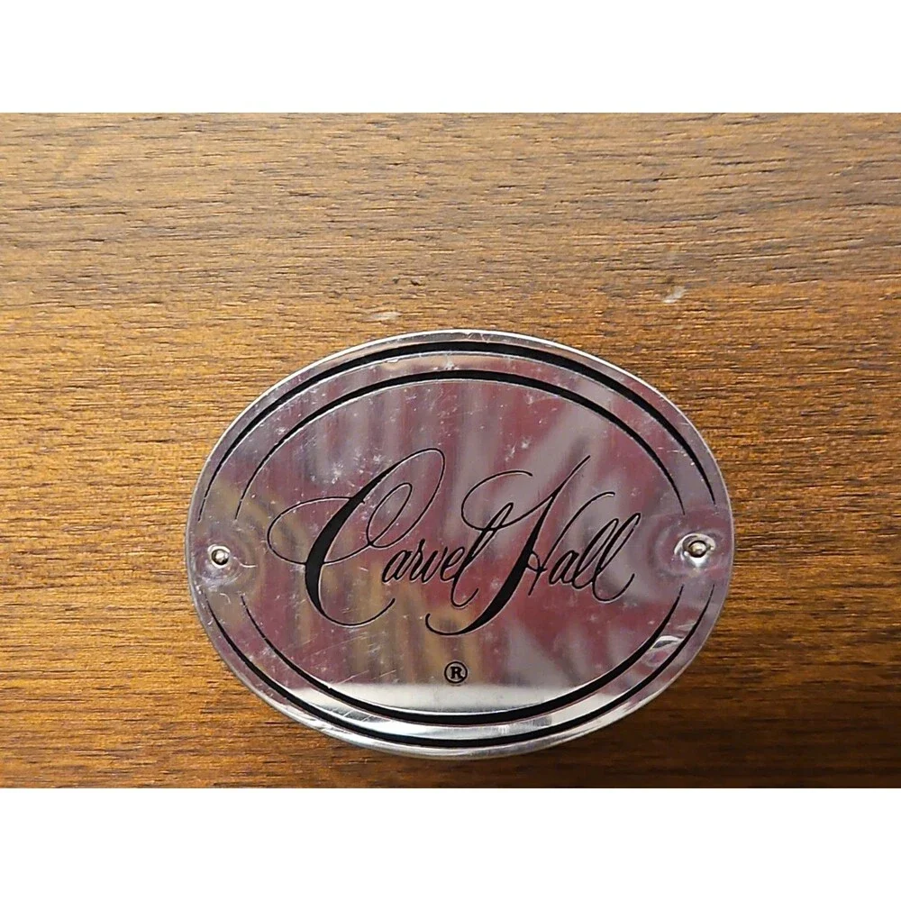 Vintage Carvel Hall Knives for Roast Carving set with Walnut case #22164 READ